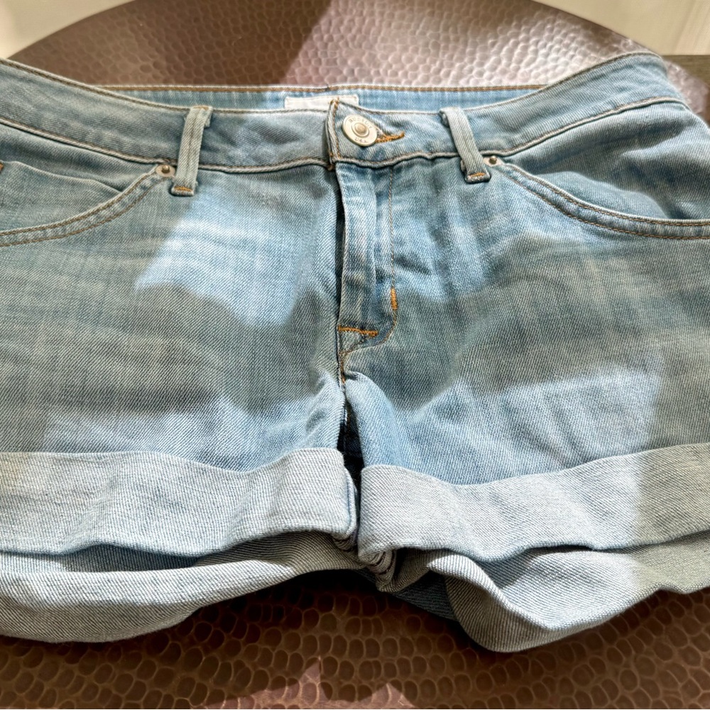 Hudson Jeans Hampton Cuffed Denim Shorts | Light Wash
